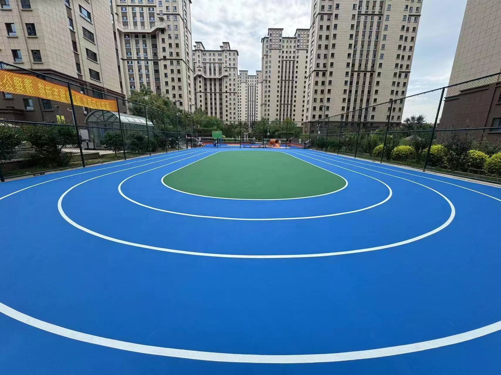 鹰潭市学校塑胶跑道硅PU - 厂家